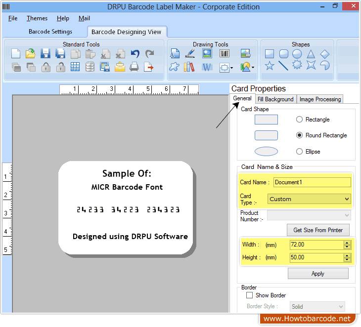 Set Size and margins