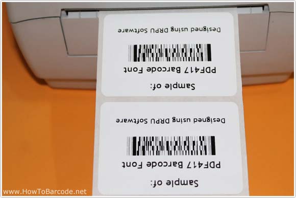 PDF417 Barcode Labels