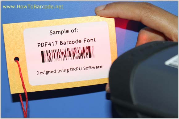 Ready to use PDF417 Barcode