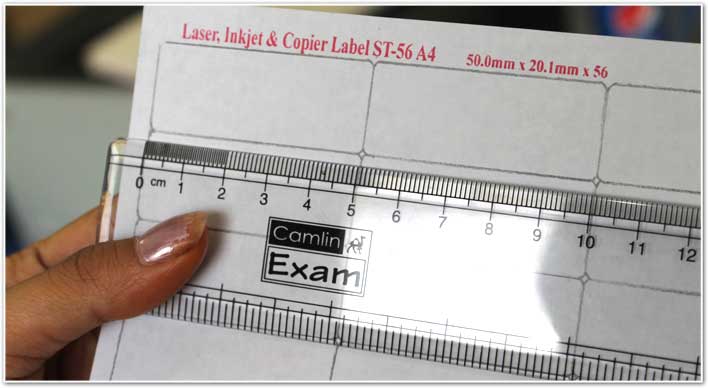 Label sheet sample