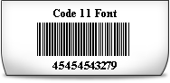 Code 11 Font