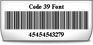 Code 39 Font