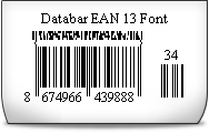 Databar EAN 13 Font