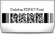 Databar UPCA Font