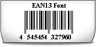 EAN13 Font