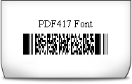 PDF417 Font