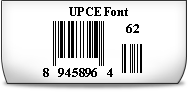 UPCE Font