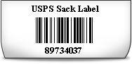 USPS Sack Label Font