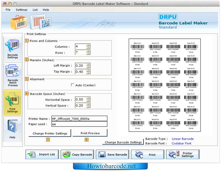 Print Settings