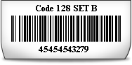 Code 128 SET B Font