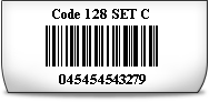 Code 128 SET C Font