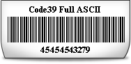 Code39 Full ASCII Font