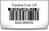 Databar Code 128 Font