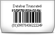 Databar Truncated Font