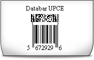 Databar UPCE Font