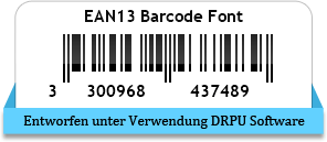 EAN13 Barcode Font