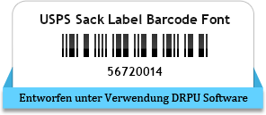 USPS Sack Label Font