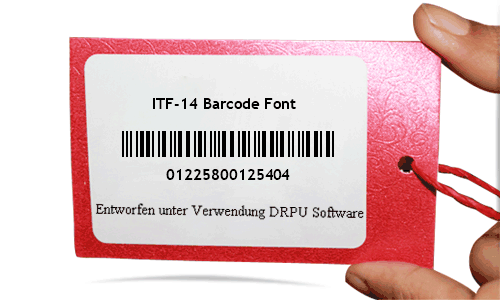 ITF-14 Barcode Font Sample