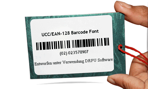 UCC/EAN-128 Barcode Font Sample