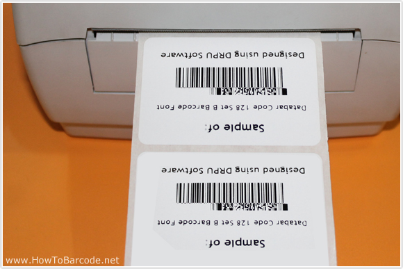Drucken von Barcode-Etiketten mit Thermodrucker