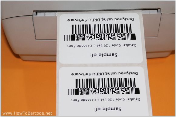 Databar Code 128 Set C Barcode-Etiketten