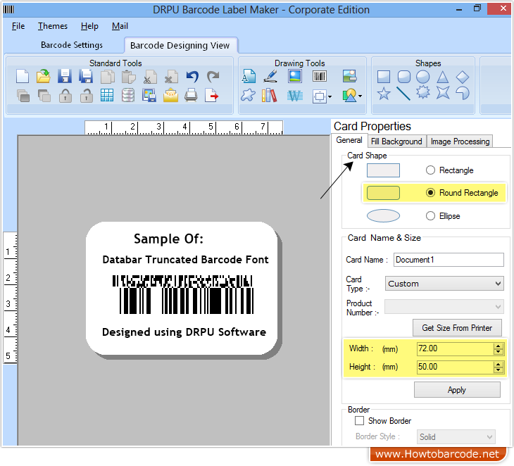 Design Barcode Labels